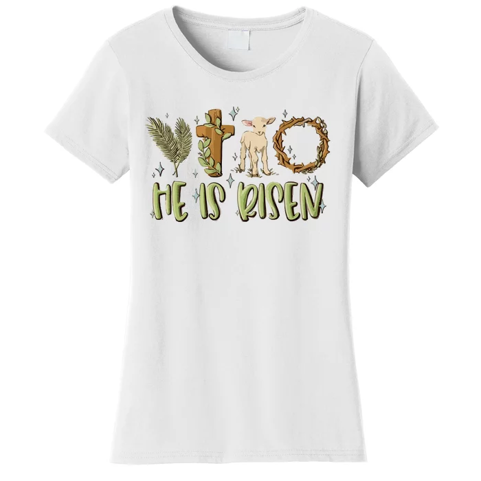 He Is Risen Christian Women's T-Shirt