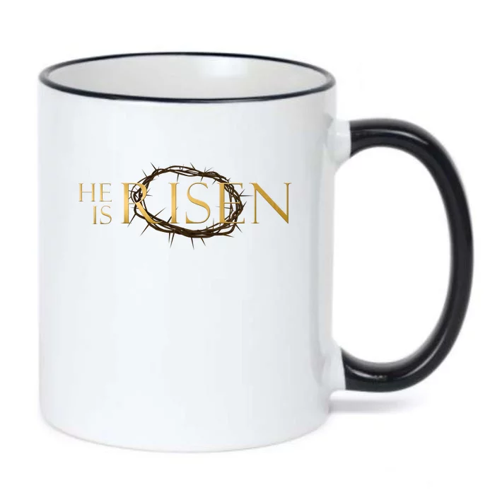 He Is Risen Jesus Christ Easter Black Color Changing Mug