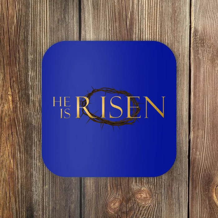 He Is Risen Jesus Christ Easter Coaster