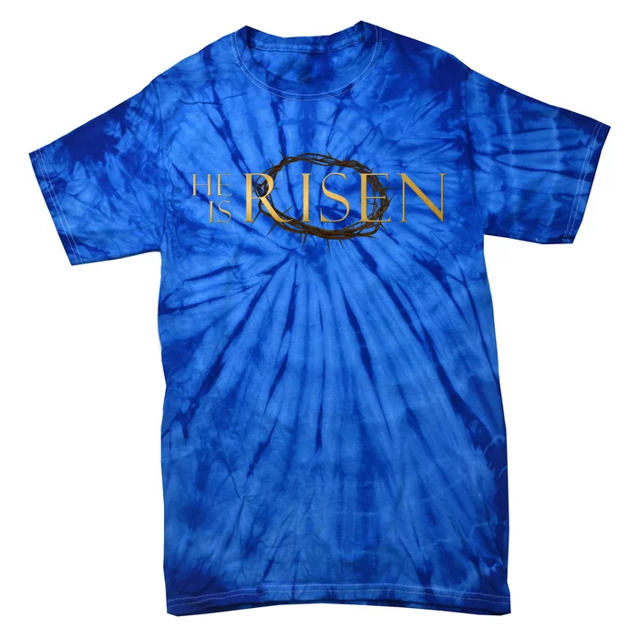 He Is Risen Jesus Christ Easter Tie-Dye T-Shirt