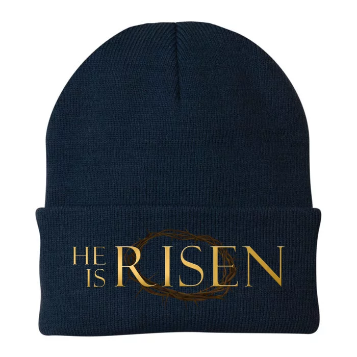 He Is Risen Jesus Christ Easter Knit Cap Winter Beanie