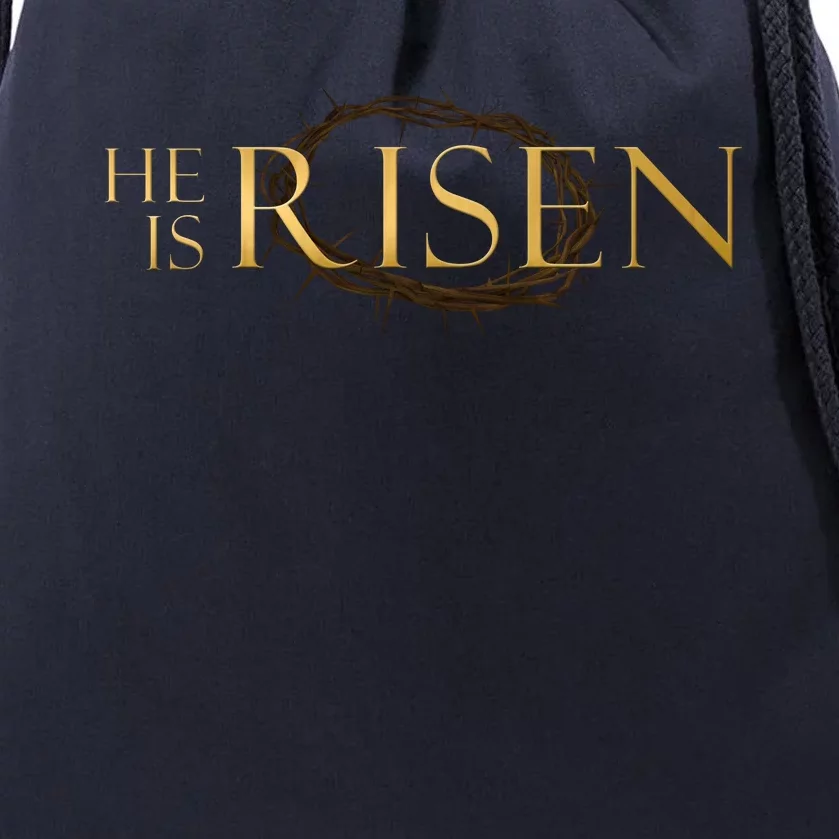 He Is Risen Jesus Christ Easter Drawstring Bag