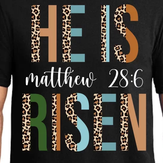 He Is Risen Matthew Bible Verse Pajama Set