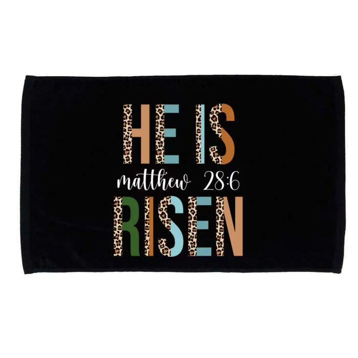 He Is Risen Matthew Bible Verse Microfiber Hand Towel