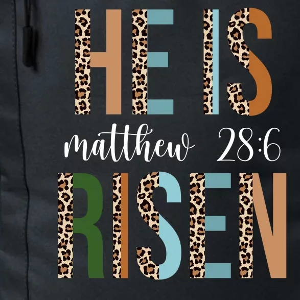 He Is Risen Matthew Bible Verse Daily Commute Backpack