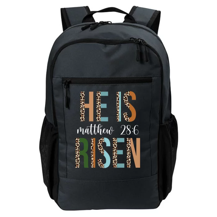 He Is Risen Matthew Bible Verse Daily Commute Backpack