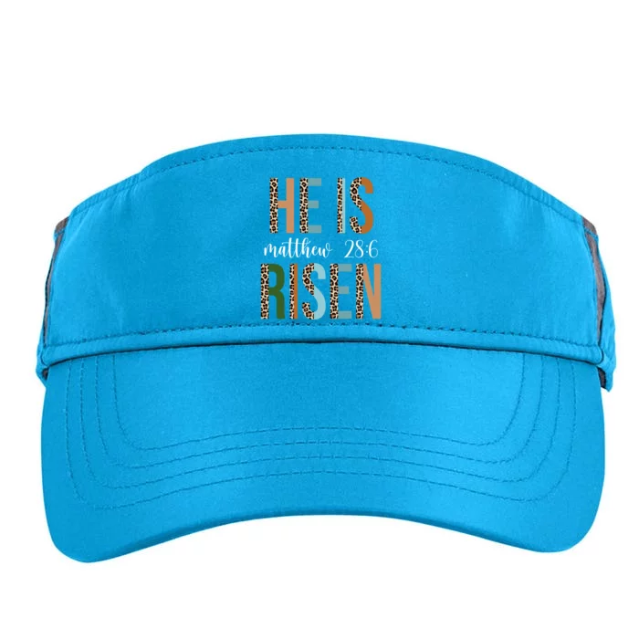 He Is Risen Matthew Bible Verse Adult Drive Performance Visor