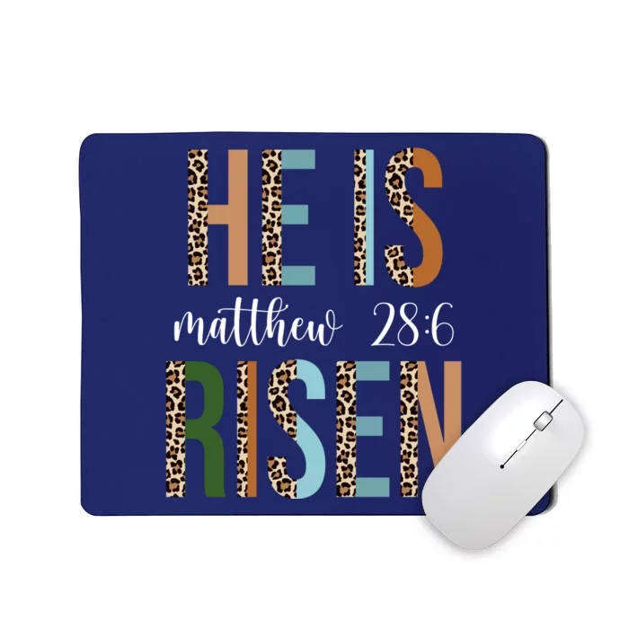 He Is Risen Matthew Bible Verse Mousepad