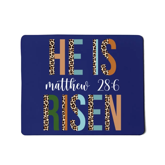 He Is Risen Matthew Bible Verse Mousepad