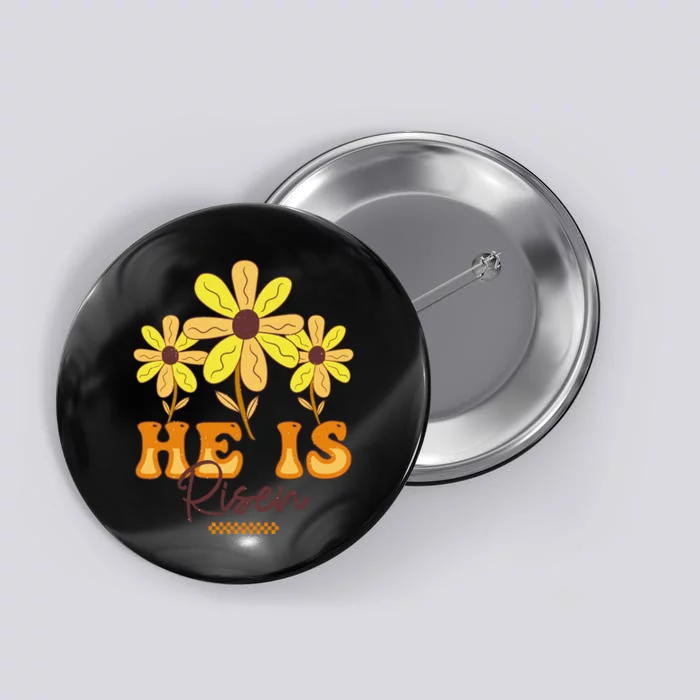 He Is Risen Button