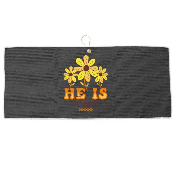 He Is Risen Large Microfiber Waffle Golf Towel