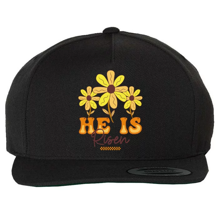 He Is Risen Wool Snapback Cap