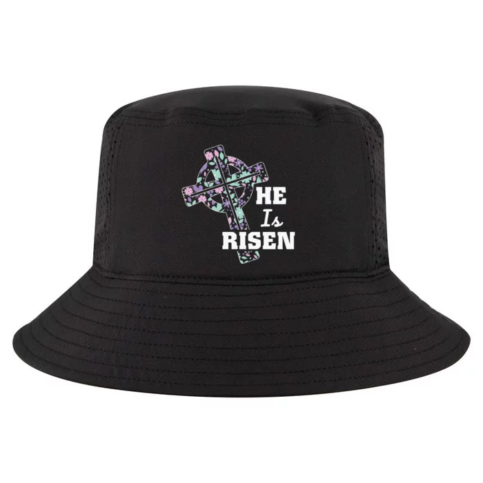 He Is Risen Christian Happy Easter Day Gift Cool Comfort Performance Bucket Hat