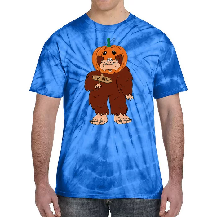 Halloween Im Real Bigfoot Sasquatch Funny Costume Tie-Dye T-Shirt