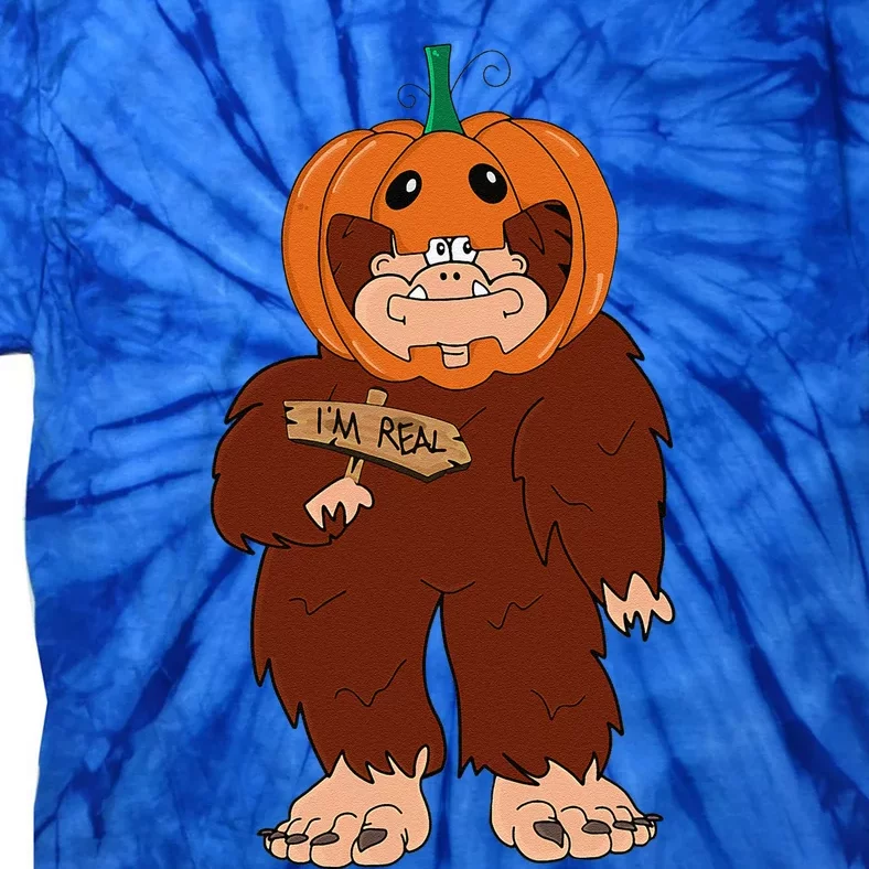 Halloween Im Real Bigfoot Sasquatch Funny Costume Tie-Dye T-Shirt