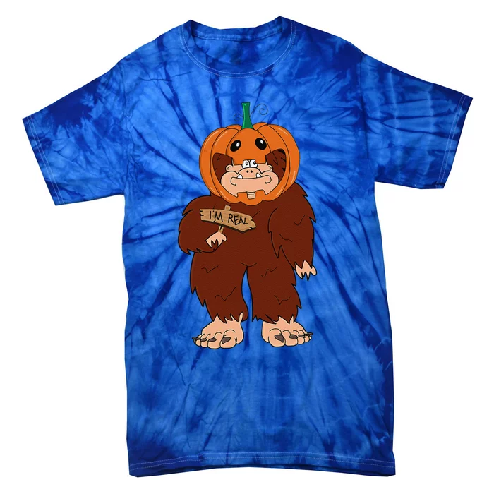 Halloween Im Real Bigfoot Sasquatch Funny Costume Tie-Dye T-Shirt