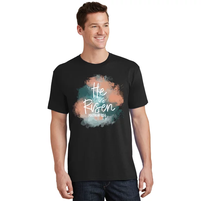 He Is Risen Easter Day Jesus God Easter Christian Family Tie Dye T-Shirt