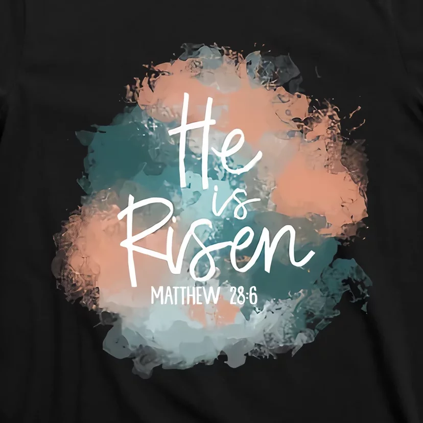 He Is Risen Easter Day Jesus God Easter Christian Family Tie Dye T-Shirt