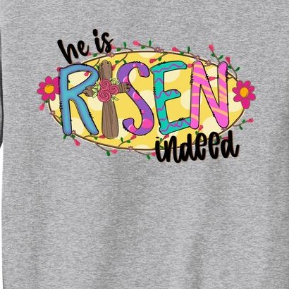 He Is Risen Indeed Plus Size Womens Mens Easter Shirts Sweatshirt