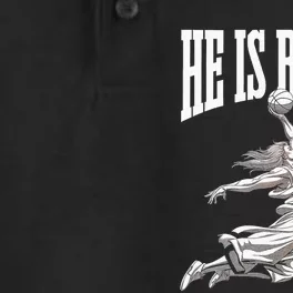 He Is Rizzin Basketball Jesus Dunk Memes Humor Dry Zone Grid Performance Polo