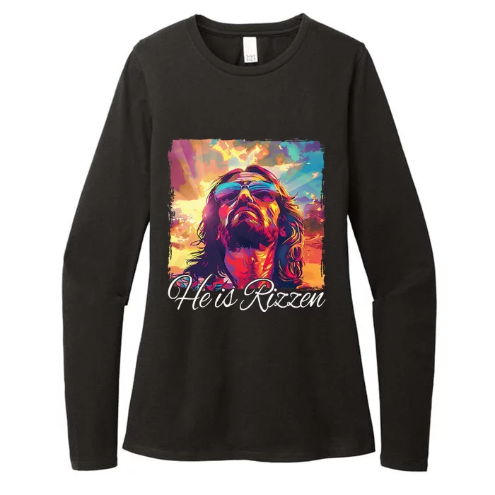 He Is Rizzen Jesus Womens CVC Long Sleeve Shirt