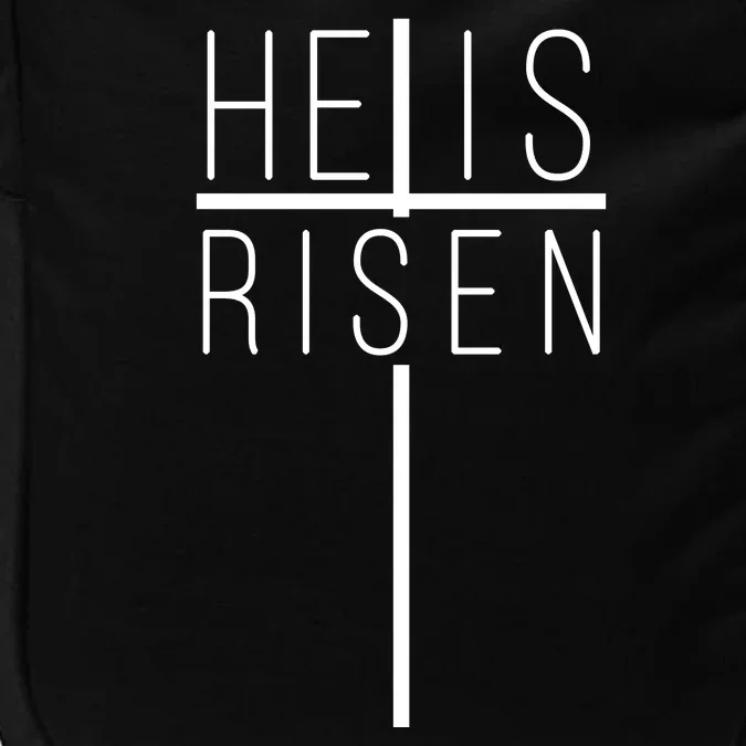 Hell Is Risen Cross Christianity Impact Tech Backpack