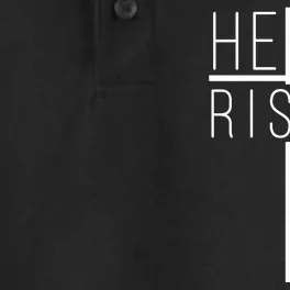 Hell Is Risen Cross Christianity Dry Zone Grid Performance Polo