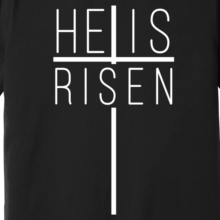 Hell Is Risen Cross Christianity Premium T-Shirt