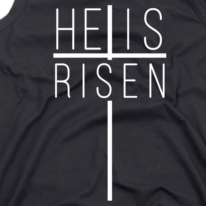 Hell Is Risen Cross Christianity Tank Top