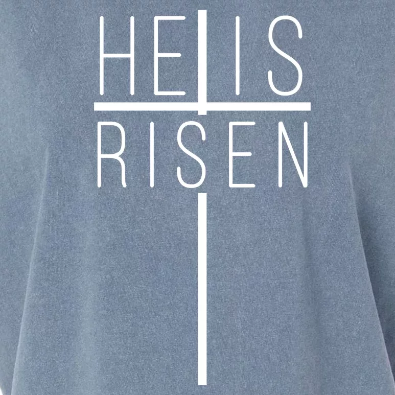 Hell Is Risen Cross Christianity Garment-Dyed Women's Muscle Tee