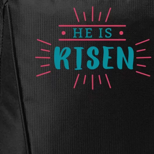 He Is Risen Easter Jesus City Backpack