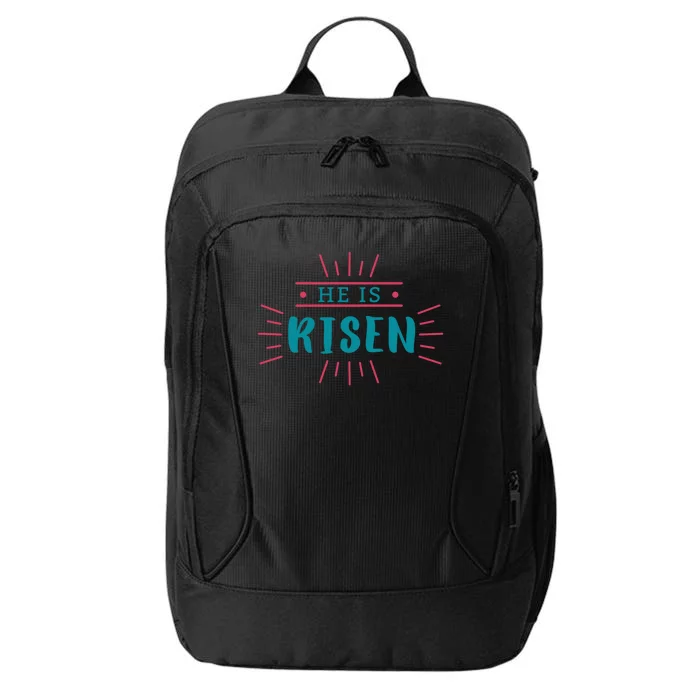 He Is Risen Easter Jesus City Backpack