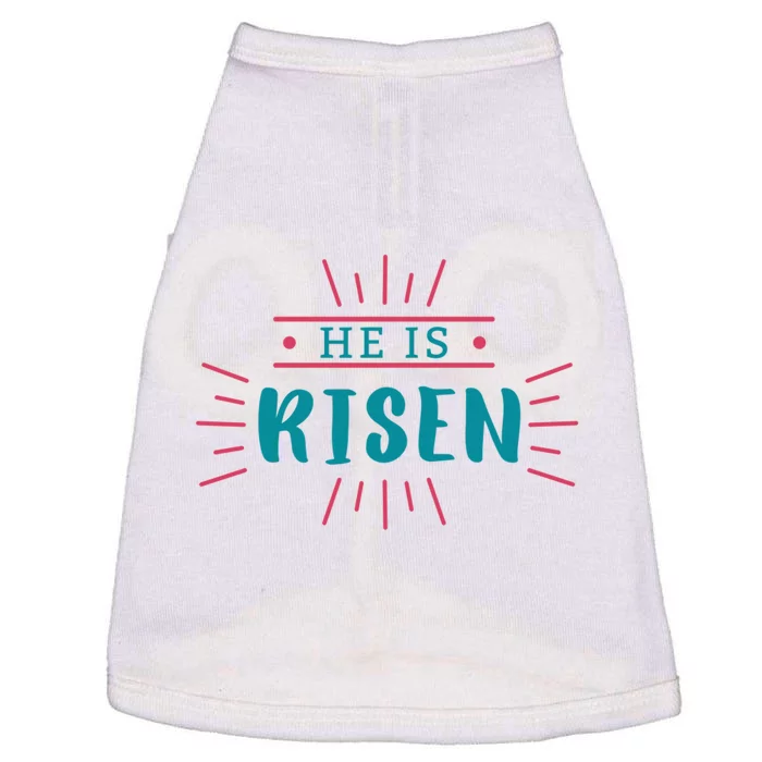 He Is Risen Easter Jesus Doggie Tank