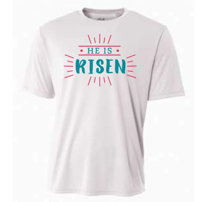 He Is Risen Easter Jesus Cooling Performance Crew T-Shirt