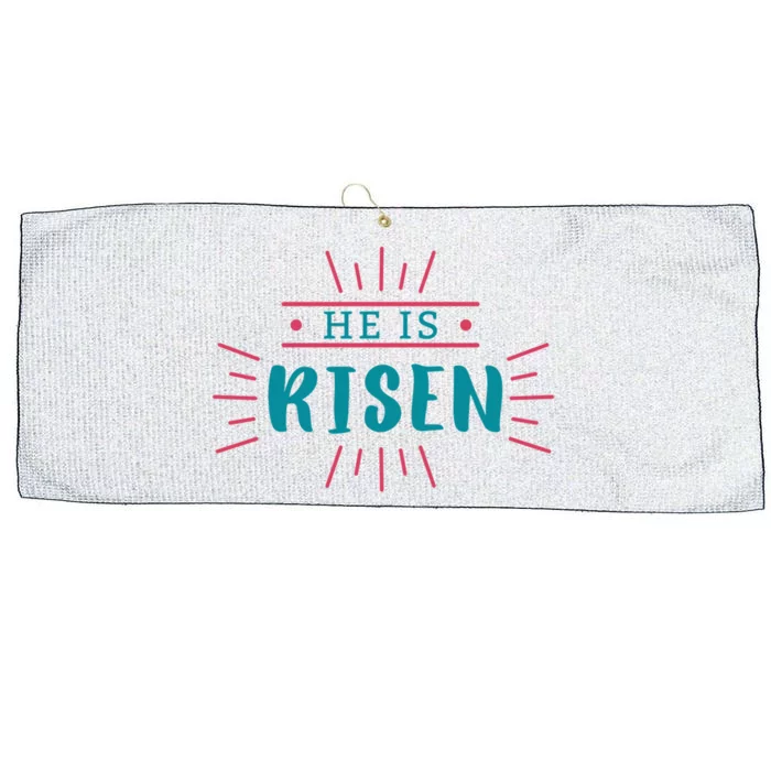 He Is Risen Easter Jesus Large Microfiber Waffle Golf Towel