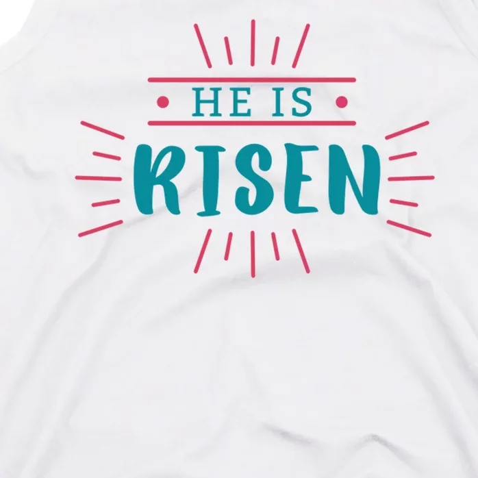 He Is Risen Easter Jesus Tank Top