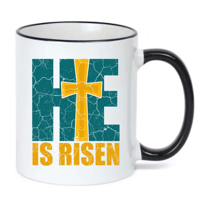 He Is Risen Jesus Christ Christian Black Color Changing Mug