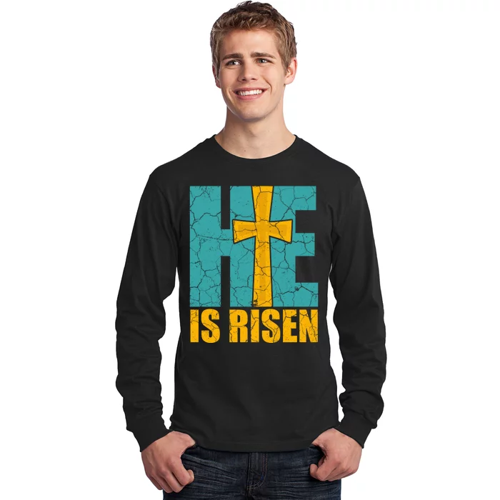 He Is Risen Jesus Christ Christian Long Sleeve Shirt