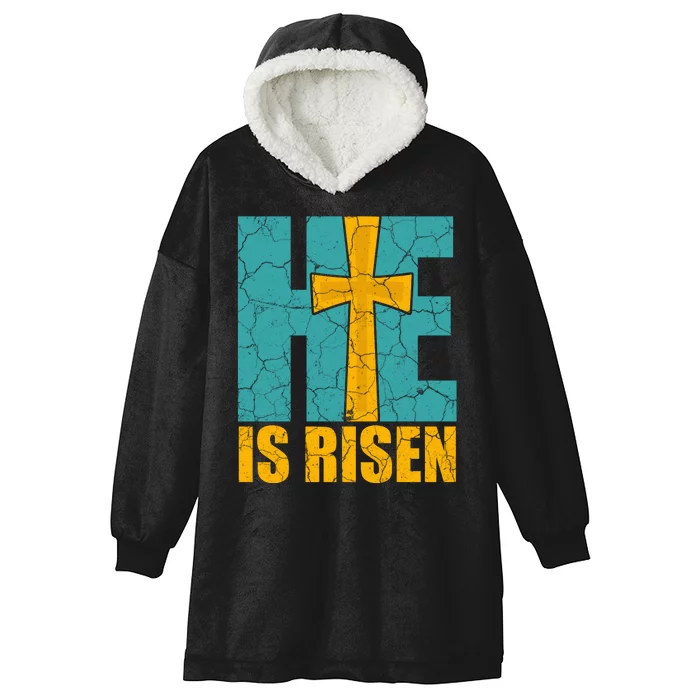 He Is Risen Jesus Christ Christian Hooded Wearable Blanket