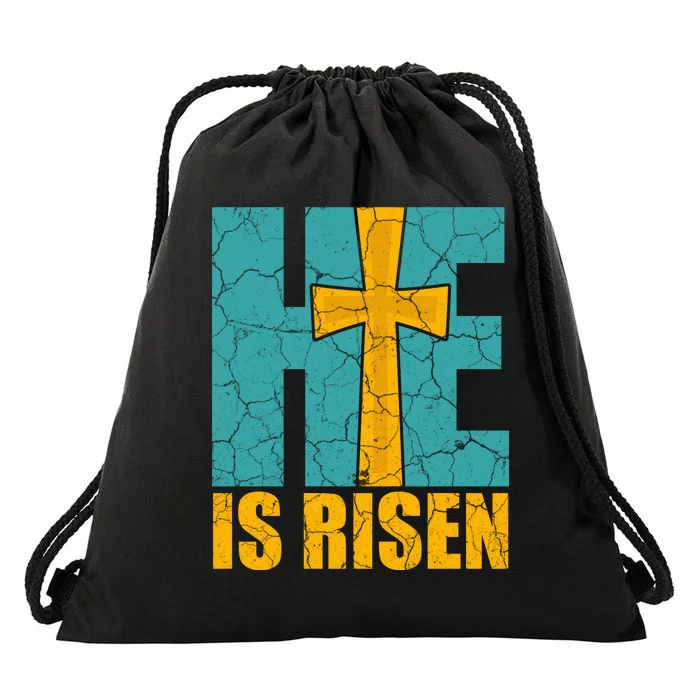 He Is Risen Jesus Christ Christian Drawstring Bag