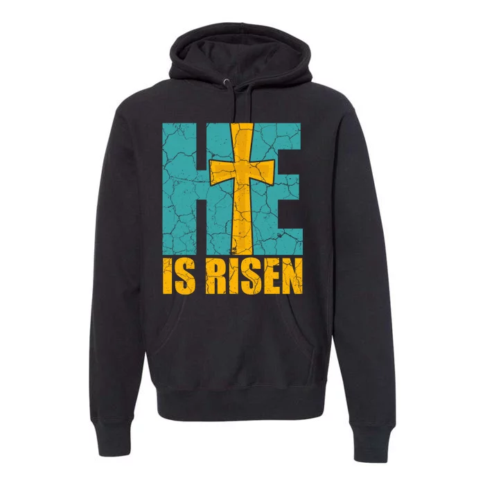 He Is Risen Jesus Christ Christian Premium Hoodie