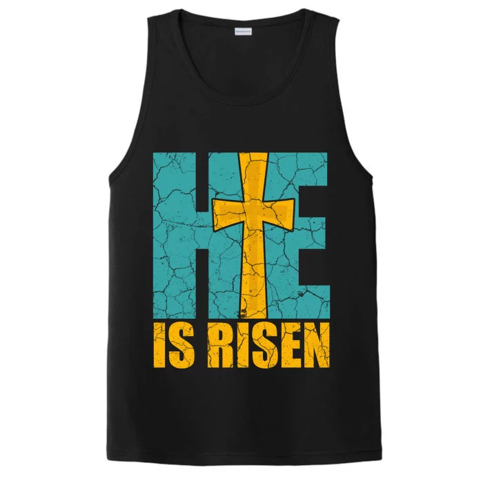 He Is Risen Jesus Christ Christian Performance Tank