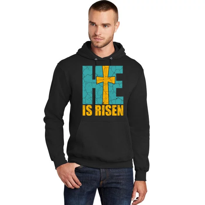 He Is Risen Jesus Christ Christian Tall Hoodie