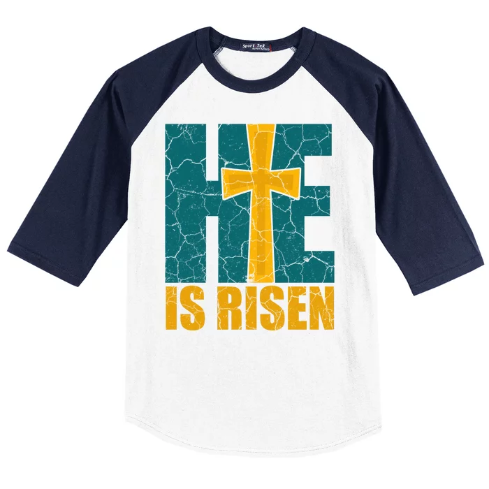 He Is Risen Jesus Christ Christian Baseball Sleeve Shirt