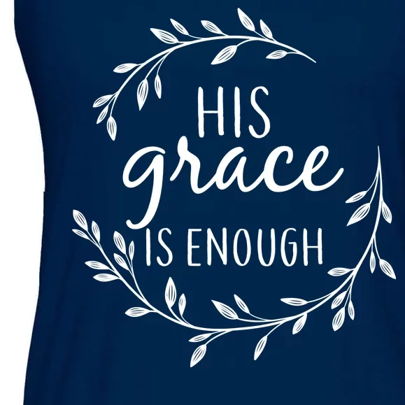 His Grace Is Enough Ladies Essential Flowy Tank