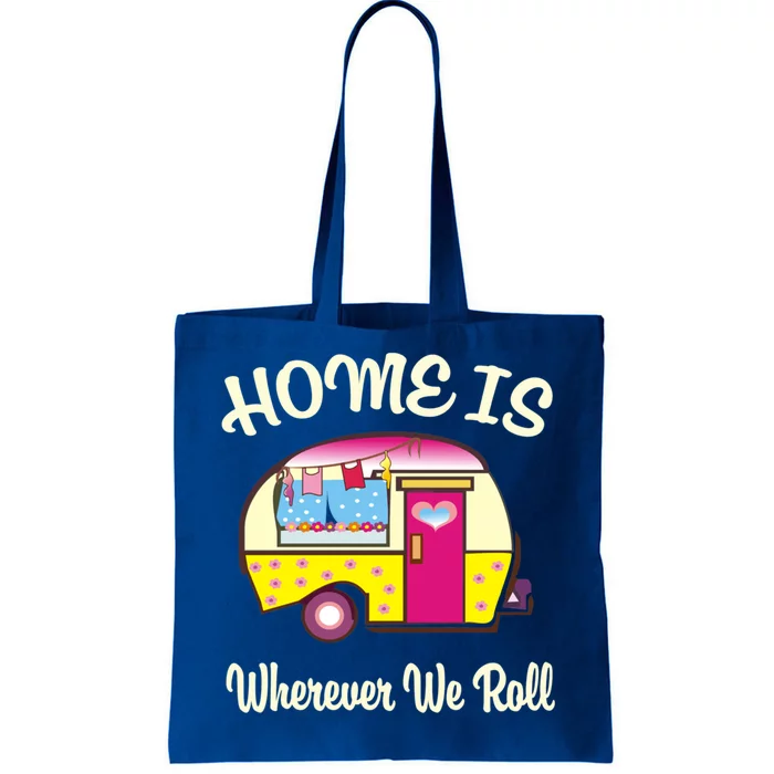 Home Is S Camper Gift Cute Funny Rv Camping Gift Tote Bag