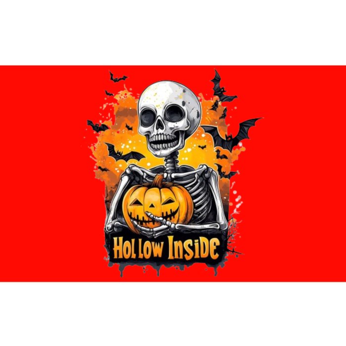 Hollow Inside Skeleton Spooky Halloween Bumper Sticker