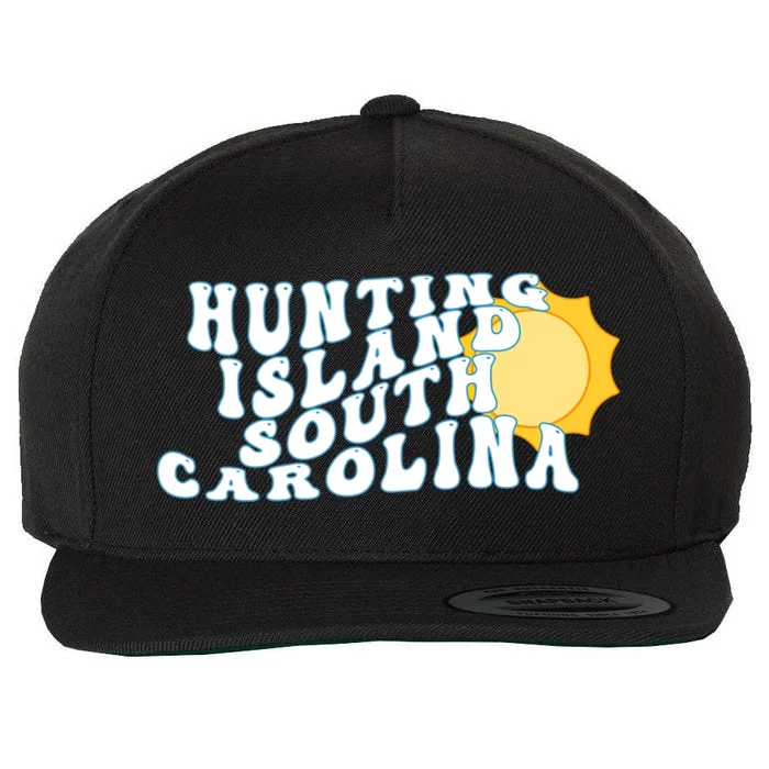 Hunting Island South Carolina Sc Retro Vacation Souvenir Gift Wool Snapback Cap