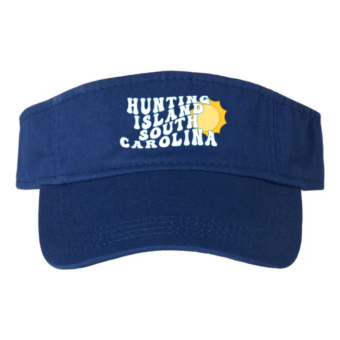 Hunting Island South Carolina Sc Retro Vacation Souvenir Gift Valucap Bio-Washed Visor