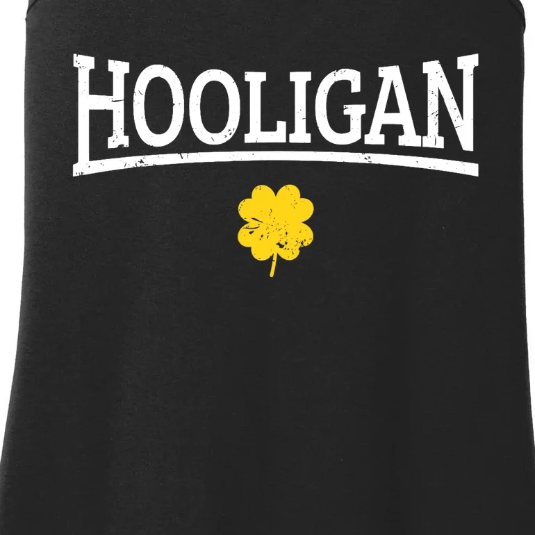 Hooligan Irish St. Patricks Day Ladies Essential Tank